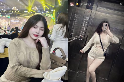 Cô gái đẹp mông cong môi quyến rũ