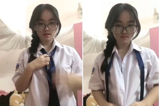 Nữ sinh nứng lồn kính cận lột đồ sẵn sàng vào trận